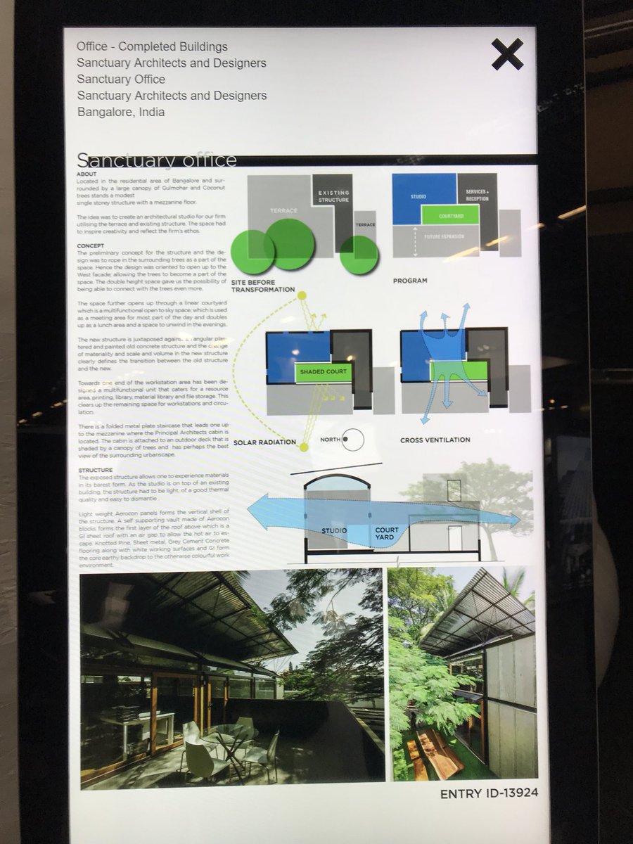 anshulchodha's tweet image. Super excited to be presenting our Project Sanctuary Office, Bangalore at The World Architecture Festival Berlin 2017 soon!! Big personal milestone for me.@worldarchfest @Sanctuaryarchi2 #AnshulChodha #SanctuaryArchitectsAndDesigners.