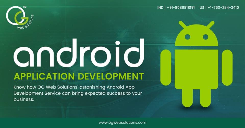 AnnaLWhitake's tweet image. Know how #OGWebSolutions' astonishing #AndroidAppDevelopmentService can bring expected success to your business: bit.ly/2sgQDl7