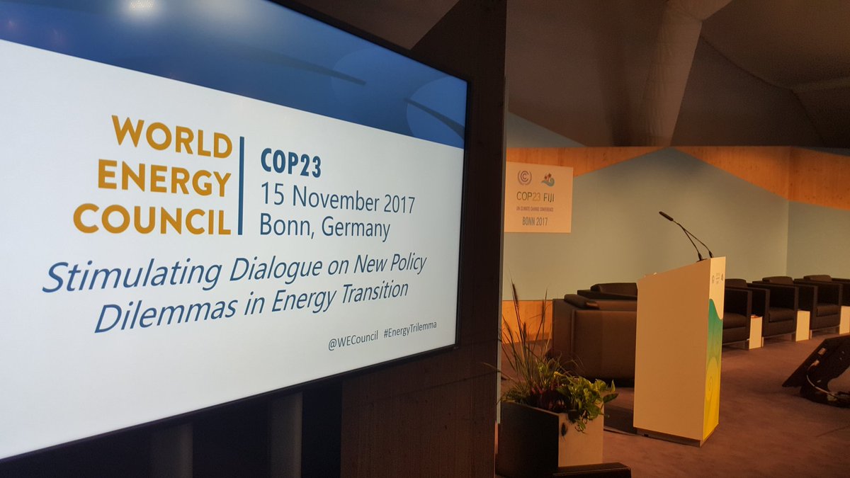 Starting soon.. @WEC_LEBANON @WECouncil #COP23 #EnergyTrilemma #Bonn