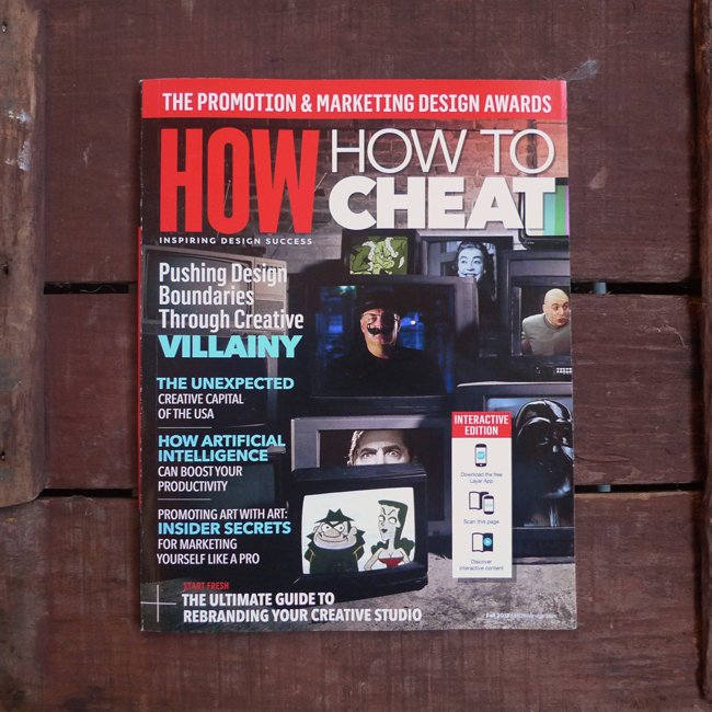 Scotthull's tweet photo. BEWARE! The fall issue of #HOWmagazine features a familiar face, @EricNyffeler. The article covers six full pages on Eric’s “insider secrets”. Check it out. Thanks @HOWbrand @cpjalufka #hattiewatson https://t.co/tL0Cp7MwWY