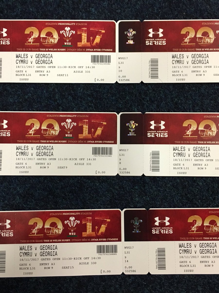 JamesandJenkins's tweet image. 🏉 C O M P E T I T I O
We have 6 tickets available for the Wales vs Georgia game!
We will be giving them away in sets of 2 👍🏽

Share &amp;amp; Favourite this tweet to win🏉
@richardparks @Jnavidi  #Competition #Cardiff #Subaru #WelshRugbyUnion #WRU #Rugby #International #Wales #Georgia