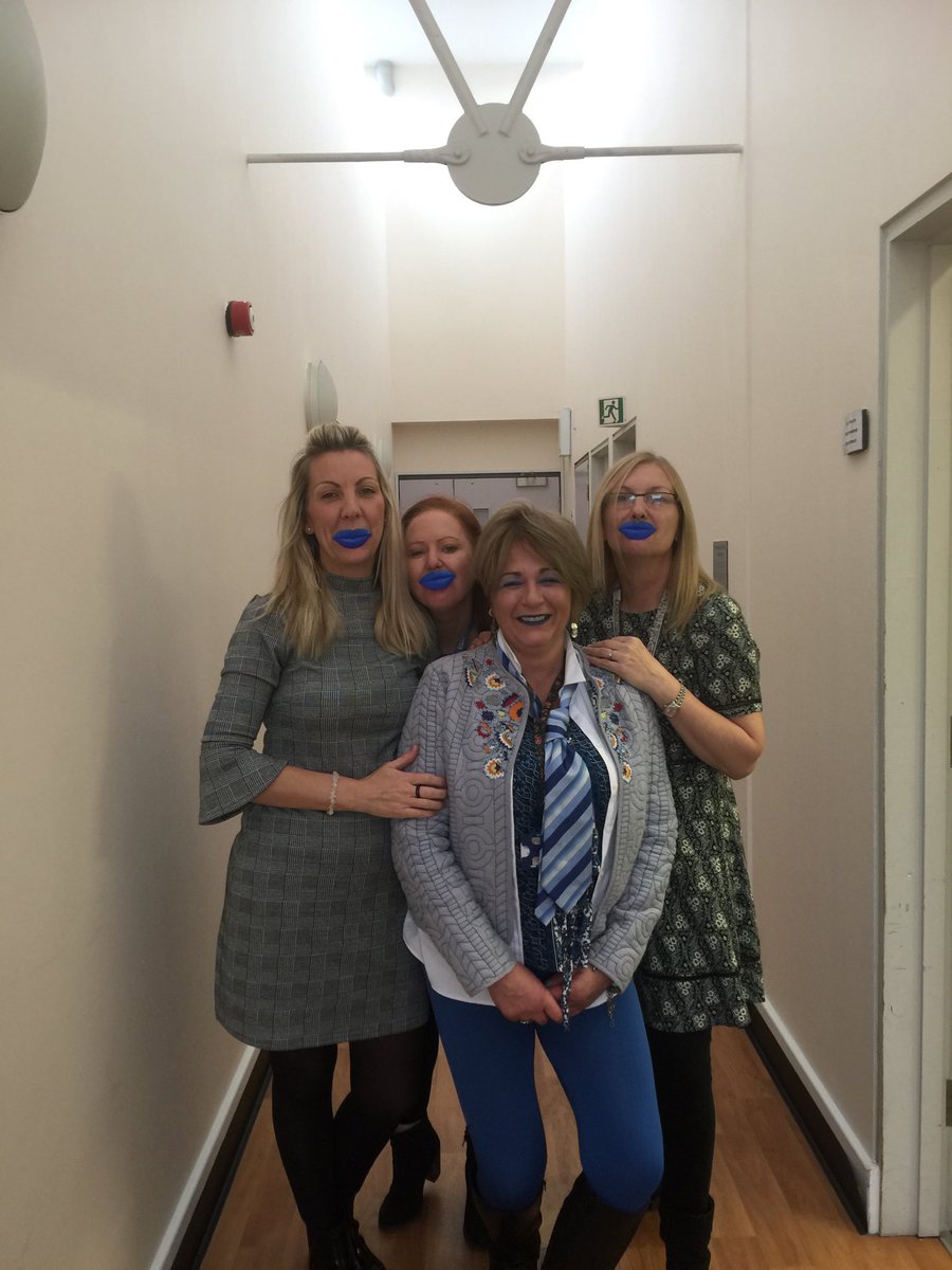 Blue Wednesday # mouth cancer month !