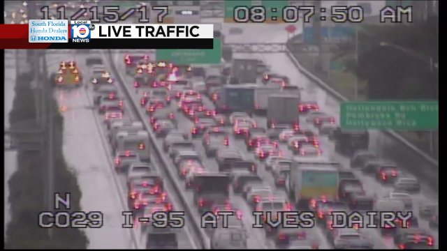 Crash on I-95 NB at Ives Dairy Rd #traffic https://t.co/NF032AOE3r