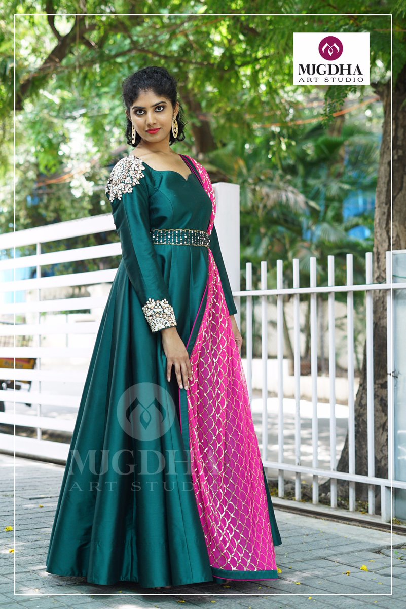 Look Beautiful in Mugdha s LongGown We can customize the color and size as  per your requirement  product code  MA 113 To Order with us WhatsApp  91 8142029190  9010906544 For Call 8899840840 IVR