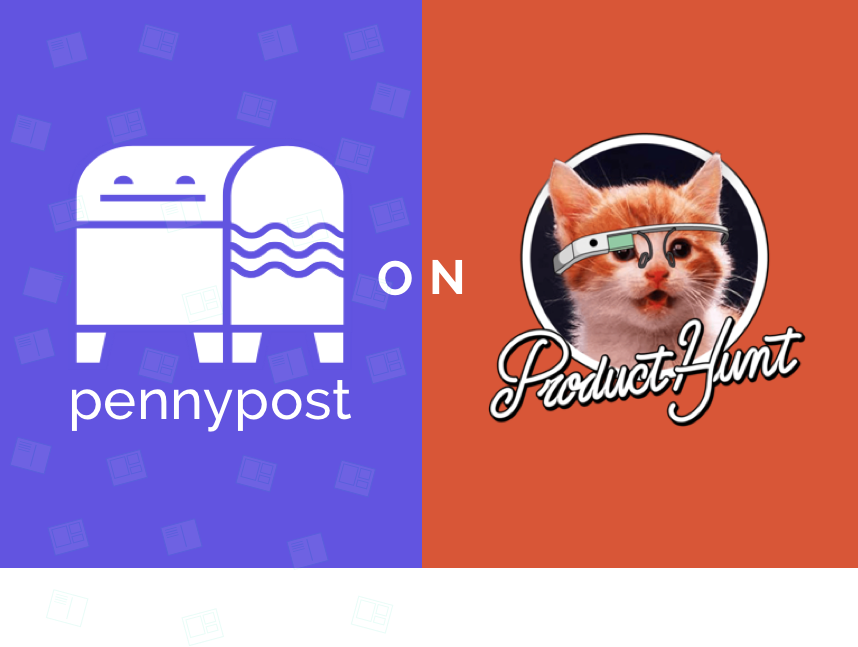 We were just hunted on Product Hunt by <a href="/brimer/">Matthew O. Brimer</a> #love #postcard #travel #digital #vintage #Instagram #ProductHunt producthunt.com/posts/pennypos…