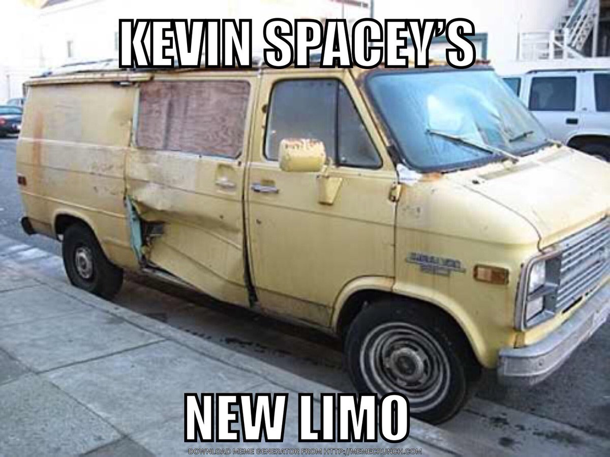 Kevin Spacey’s new limo