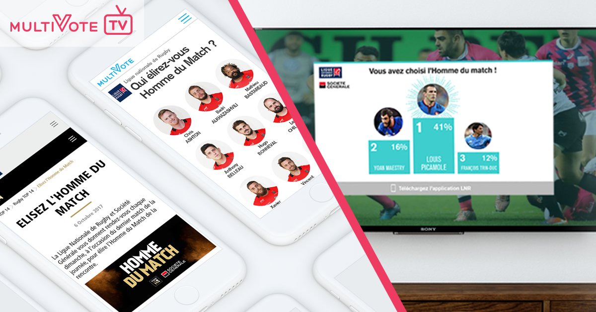 Multivote's tweet image. @Multivote  Lancement de MULTIVOTE TV. Offrir une interactivité premium en temps réel à votre audience à tout moment.  multivote.com/multivote-tv.p… #media #production