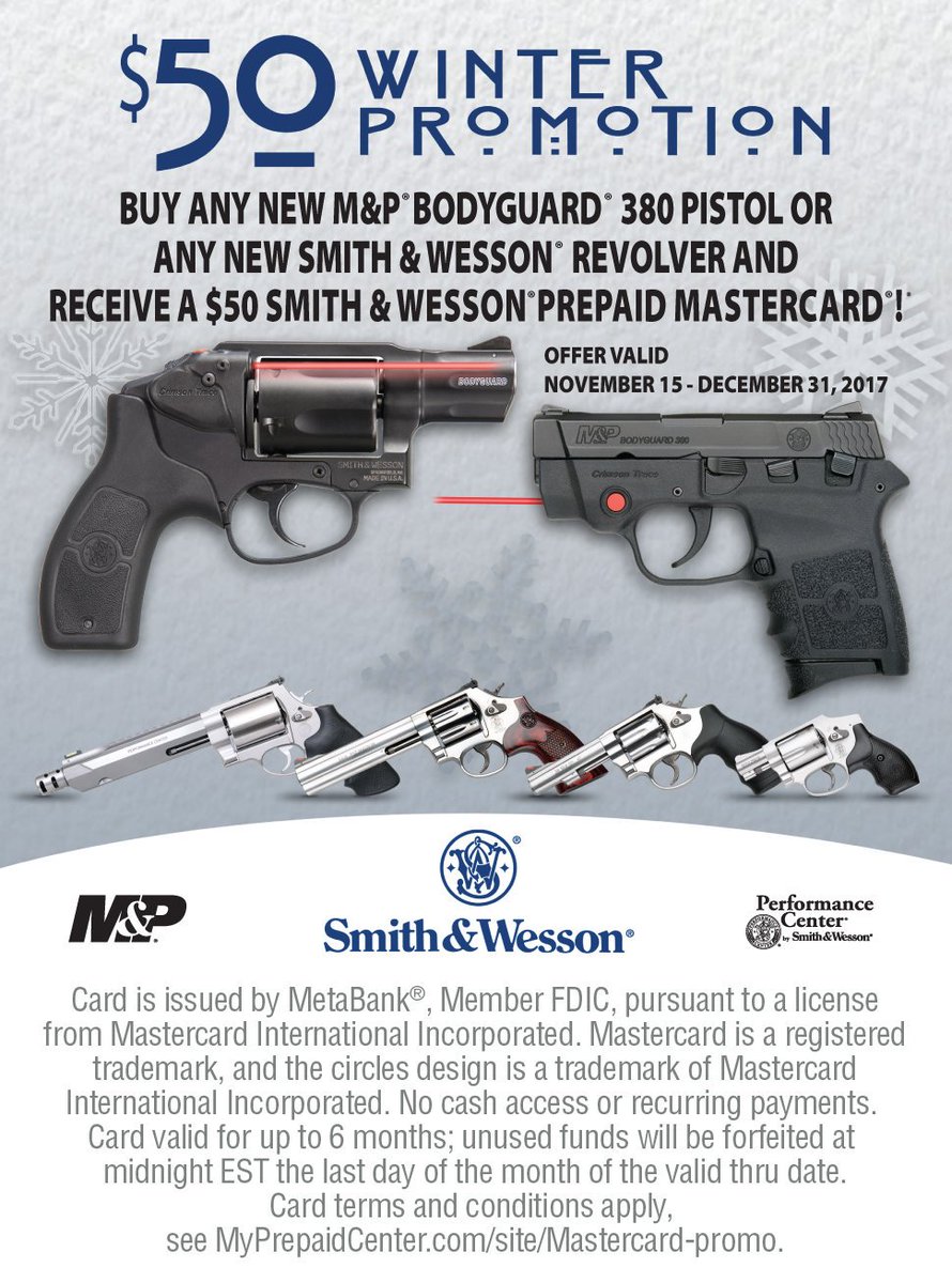 Alpha Dog Firearms Buy Any New M P Bodyguard 380 Pistol Or Any New Smith Wesson Revolver And Receive A 50 Smith Wesson Prepaid Mastercard Smithandwesson Smithandwessonbodyguard 380 Concealcarry