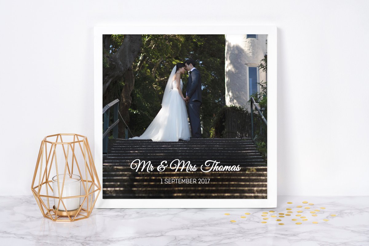 Share the memories of your big day with our personalised #wedding prints - a perfect gift for #Christmas.

{Personalised Print: 9 inches x 9 inches, £25}