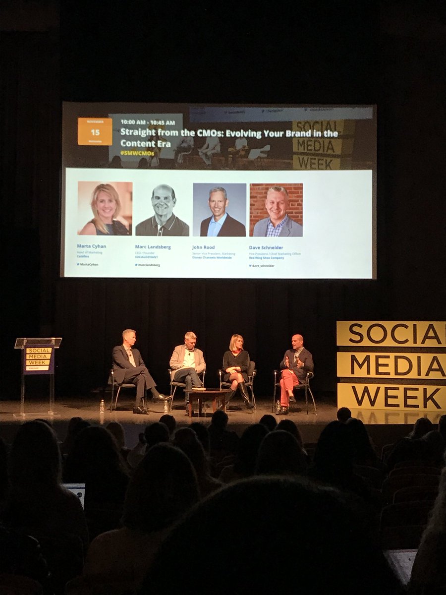 FrannyQ1232's tweet photo. "Cadence and a calendar isn't strategy." -@MartaCyhan #SMWCMOs https://t.co/Z9MpP67Ep8