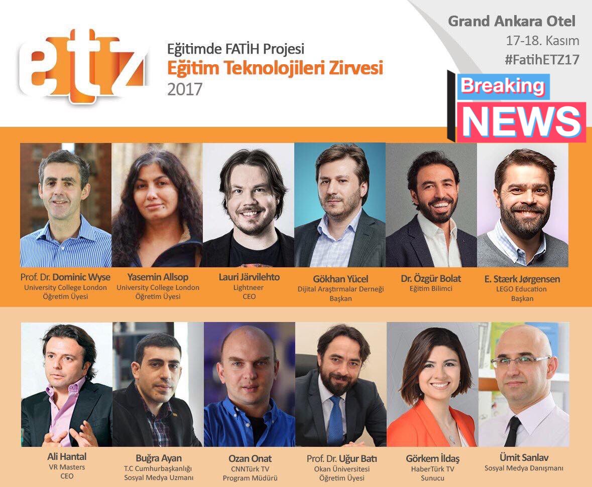 ugurbati's tweet photo. Ankara'da Eğitim Teknolojileri Zirvesinde @ozgurbolat @umitsanlav, @bugraayan, @ozanonat @gorkemildas var#geleceksimdi #etz2017 #FatihETZ17 https://t.co/QperEDJFgi