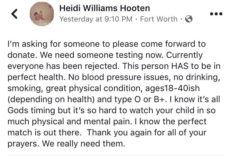MCowleyM's tweet photo. This sweet family needs to find a kidney for their sweet boy Barrett. Lots of love and prayers that they find a match soon. https://t.co/wHZ90MdWqJ