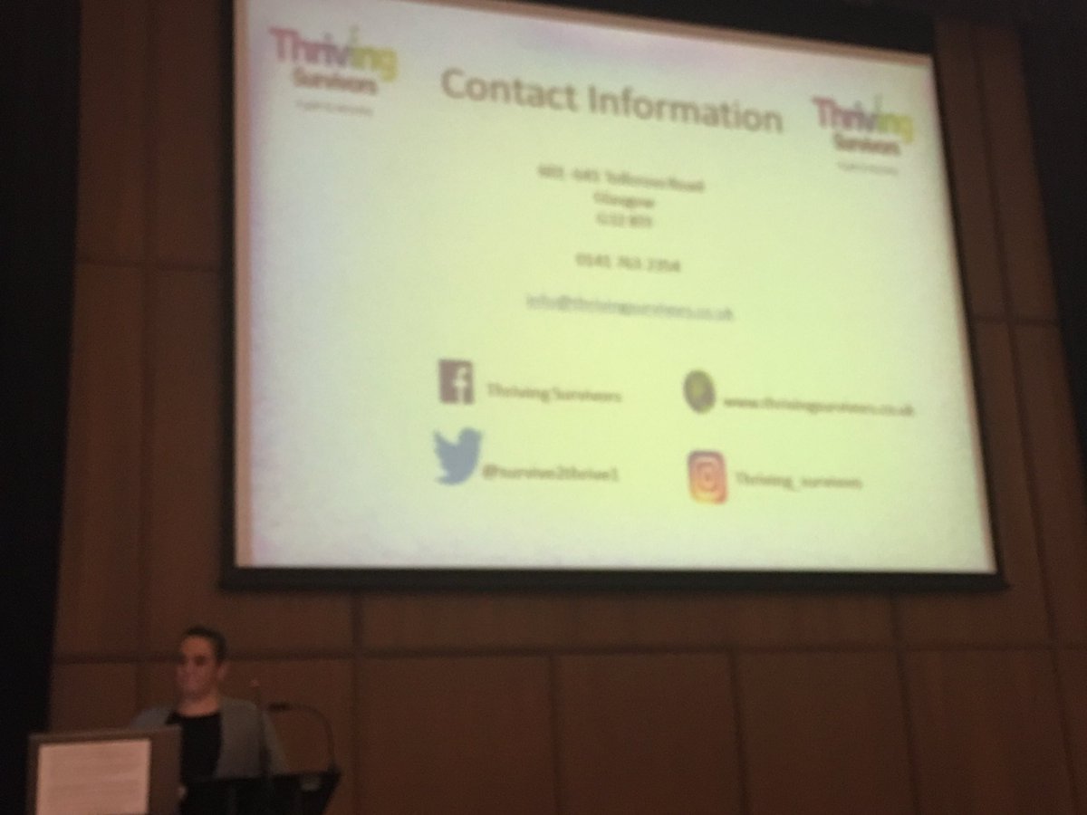 JandPScotland's tweet photo. Hearing from Ashley from @survive2thrive1 #HopeWithin https://t.co/Oul1fOT3CS