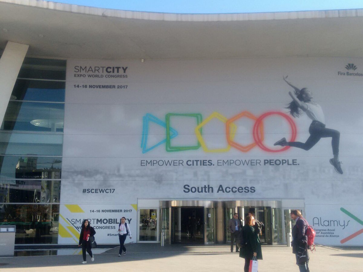 eXiT_UdG's tweet photo. Today @eXiT_UdG are attending in @SmartCityexpo in #Barcelona! https://t.co/h9TPSRcHAt #smartcityexpo #SCWEC17 #SmartCity https://t.co/ZYaZTxbBr1