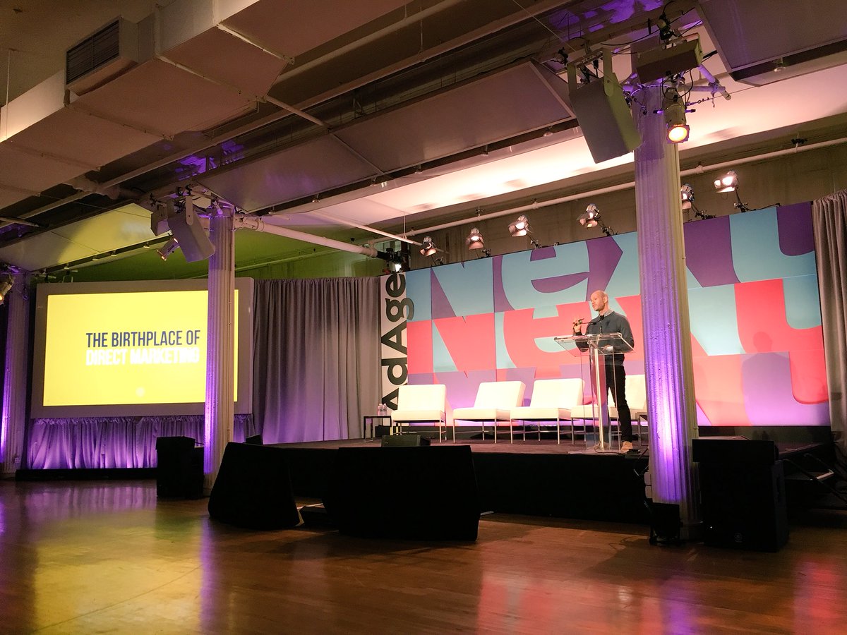 MartinaSuess's tweet photo. “If brands don’t remember you - your stories, purchases and preferences - why would you stay loyal?” @jeremykinder @Wunderman #AdAgeNext https://t.co/aivGSpuH9E