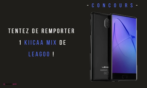 JournalDuGeek's tweet image. 🔹 #CONCOURS 🔹
RT + Follow @LeagooOfficial &amp;amp; @JournalDuGeek pour tenter de gagner un #KiicaaMix ! 📱
Vous pouvez l'acheter ici &amp;gt; bit.ly/2zE5nP9