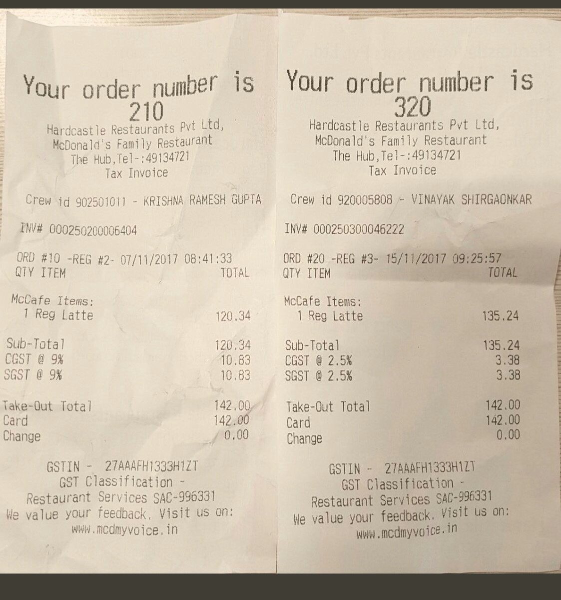 chaphya's tweet photo. Shame on you @mcdonaldsindia Not passing on GST benefit to customers should be a crime @FinMinIndia Please take action! https://t.co/P9J4gWNxfX