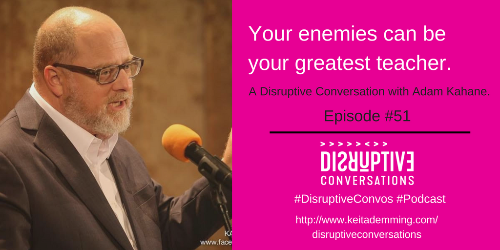 New #Podcast Episode featuring <a href="/adamkahane/">Adam Kahane</a> of <a href="/reospartners/">Reos Partners</a>. Listen to our conversation at the link: buff.ly/2A1sjZu 
#SparkExchange #SocInn #SocialLabs #strategy #complexity #transformation #DisruptiveConvos #socimp