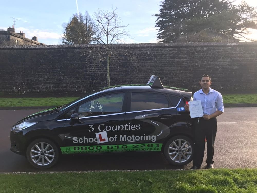 A very good morning for Ameer who passed his test on his first attempt with only 3 minors well done from Matt and all at 3 counties. #drivesafeforlife #DrivingTest #Pembrokeshire