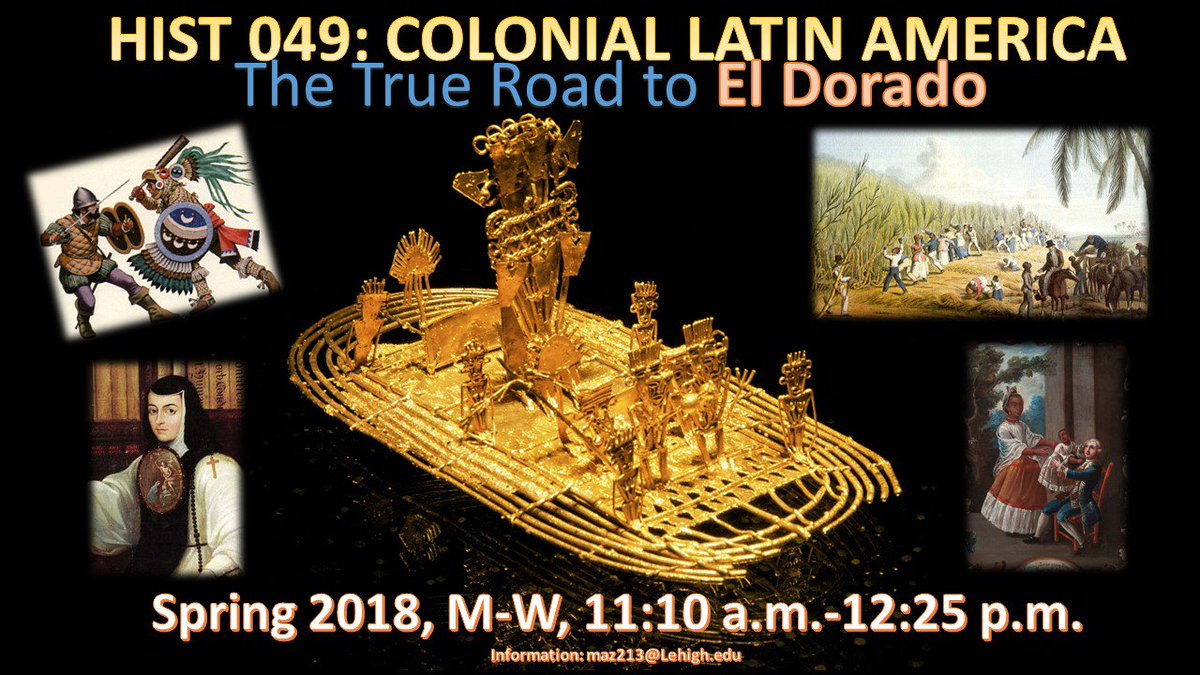 MBZepedaCortes's tweet photo. #BeatLafayette #Rivalry153 #LehighU Almost 500 years ago there was another major rivalry: Aztecs vs. Spanish Conquistadors! Learn about this ancient rivalry in "Hist049 #ColonialLatinAmerica: The True Road to El Dorado" https://t.co/OALWO5KDYL