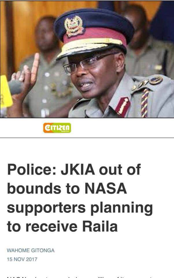 HEBabuOwino's tweet photo. Well, Mr @JBoinnet kindly prepare enough cells to lock up up over 1 million Kenyans who will show up at JKIA to welcome President @RailaOdinga https://t.co/zznGlxbjCW