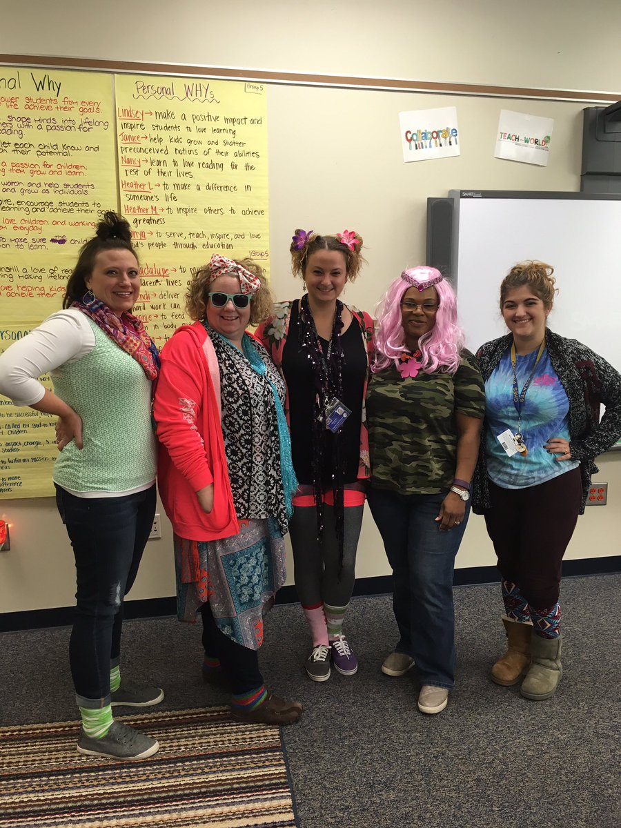3rd grade team showing their wacky-tackiness!!!