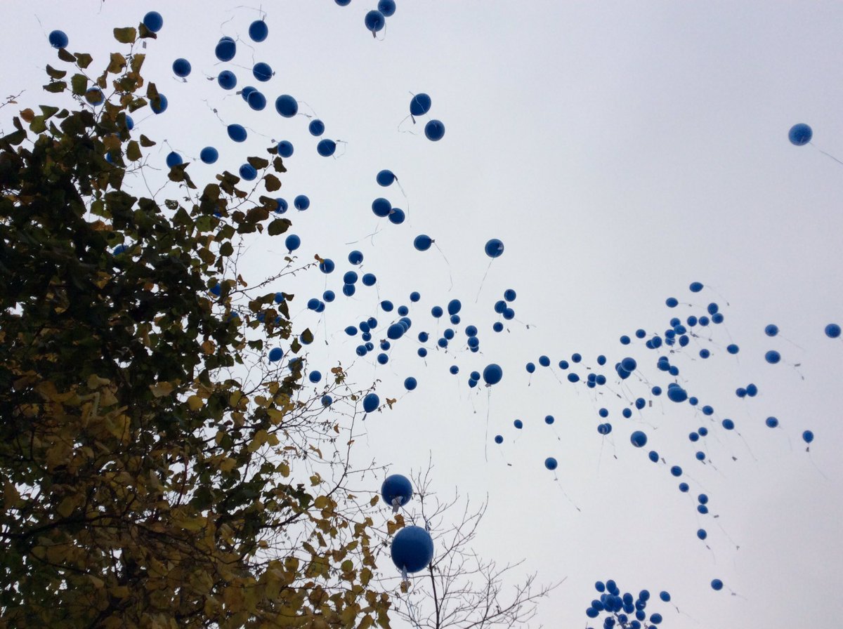 We enjoyed our balloon release this afternoon for anti-bullying week...look at them go! <a href="/AinslieWood/">Ainslie Wood</a>