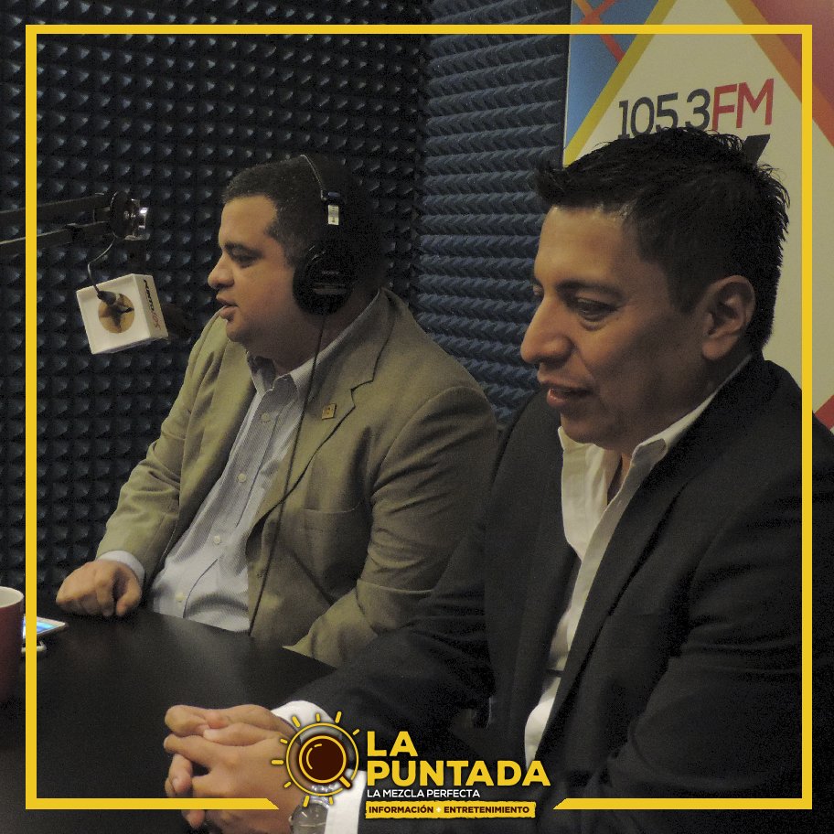 Punto105's tweet photo. .@1sguevara @UnPadreActivo @nyubiny @cfurias también se unieron en la despedida de #LaPuntada 🤗 ¡Gracias totales a todos! 😃 https://t.co/T8Jbd36Dyh