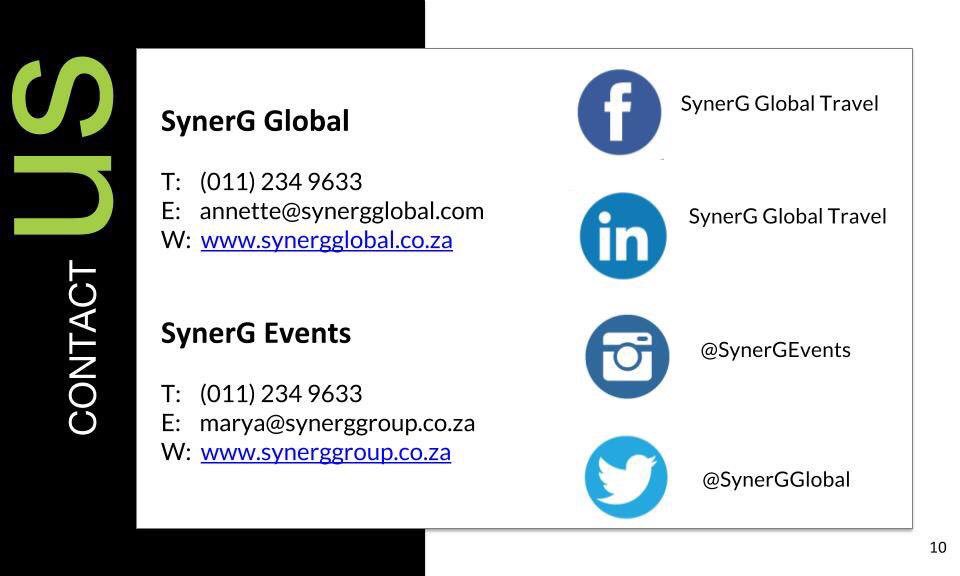 SynerG Global Travel tweet media
