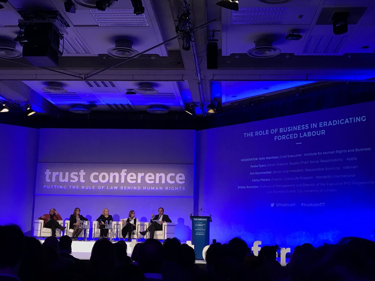 Partnership motto for @IJM and @Walmart: Investigate, identify, and rescue. Thanks to @Apple and @MDLZ for also speaking at #trustconf17