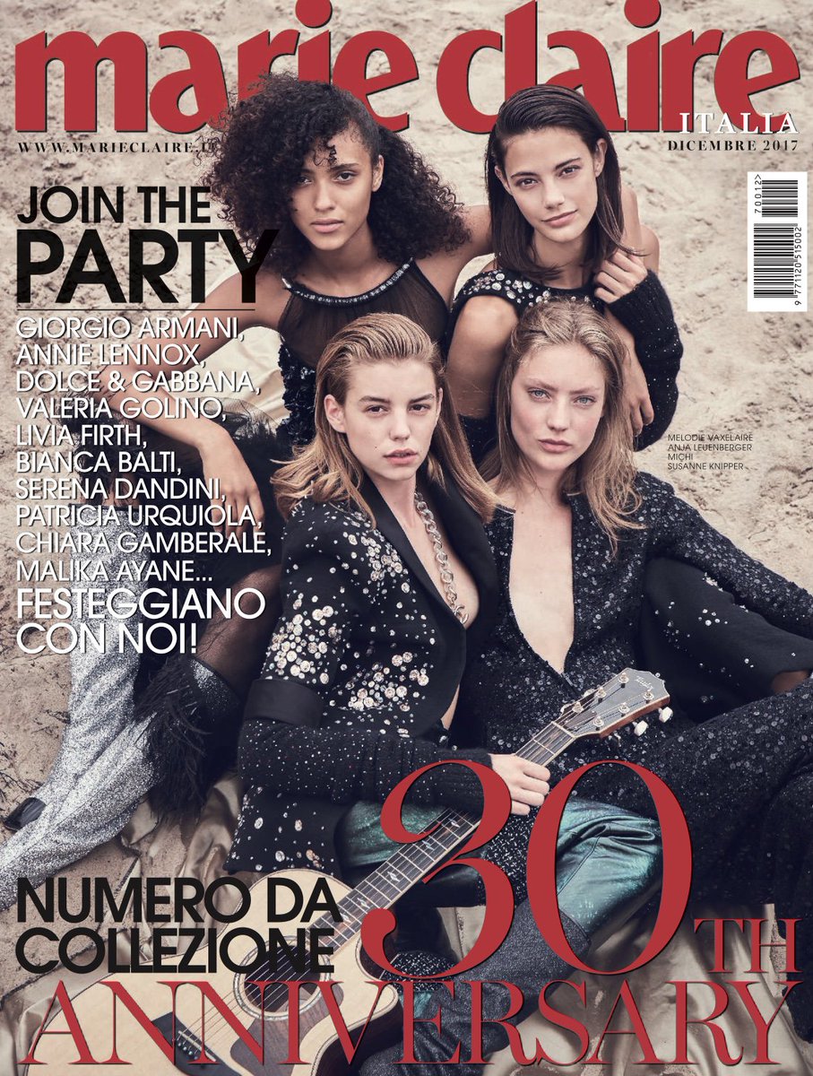 SUSANNE ON THE COVER OF <a href="/MarieClaire_it/">Marie Claire Italia</a> SHOT BY #DavidBellemere // #SusanneKnipper #EliteAmsterdam #EliteGirlsDoItBetter