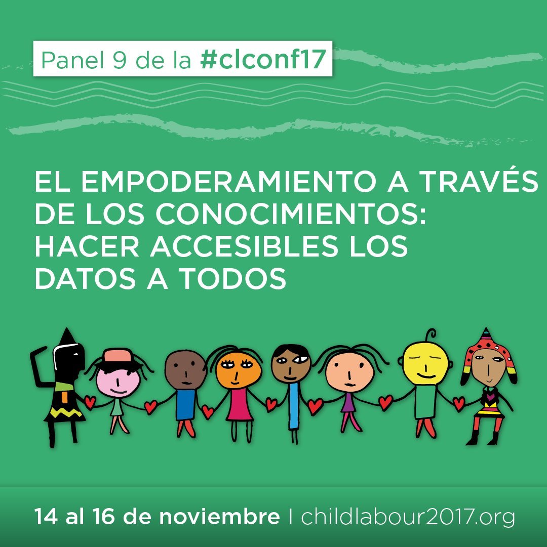 SinTrabinfantil's tweet photo. #CLConf17 #Panel9 Evalúa la generación de conocimiento para el diseño de políticas públicas y valora nuevas herramientas de producción y difusión de información y diagnóstico relacionados con la erradicación del trabajo infantil #IniciativaRegional https://t.co/DWMTz1xAX3