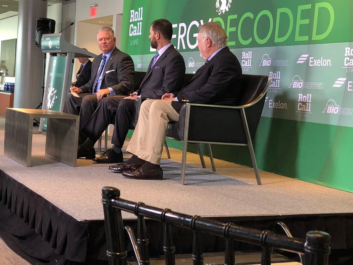 CleanFuelsAA's tweet photo. NBB board member Bob Morton of @nptbiodiesel at #EnergyDecoded:
"We want @EPA to recognize the importance of the #RFS to #biodiesel and agricultural producers. We'd like to see a more aggressive approach to the RFS because there is a real demand for this." https://t.co/i7C7ZfYJcl