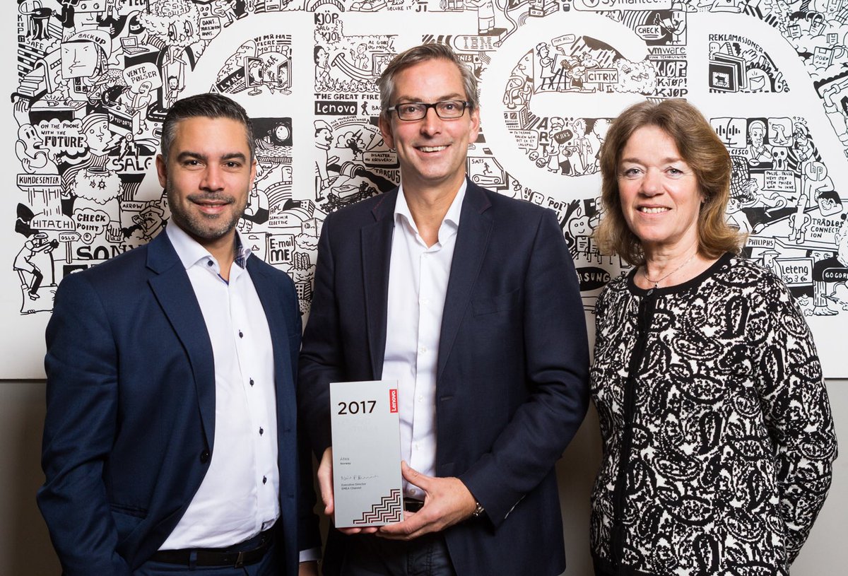 Proud and excited for Atea to be recognized as Platinum+ Partner by Lenovo <a href="/JacobsMichja/">Michael Jacobs</a> <a href="/storageseller/">Chris Ashby</a> <a href="/NilsOBark/">Nils Ola Bark</a>