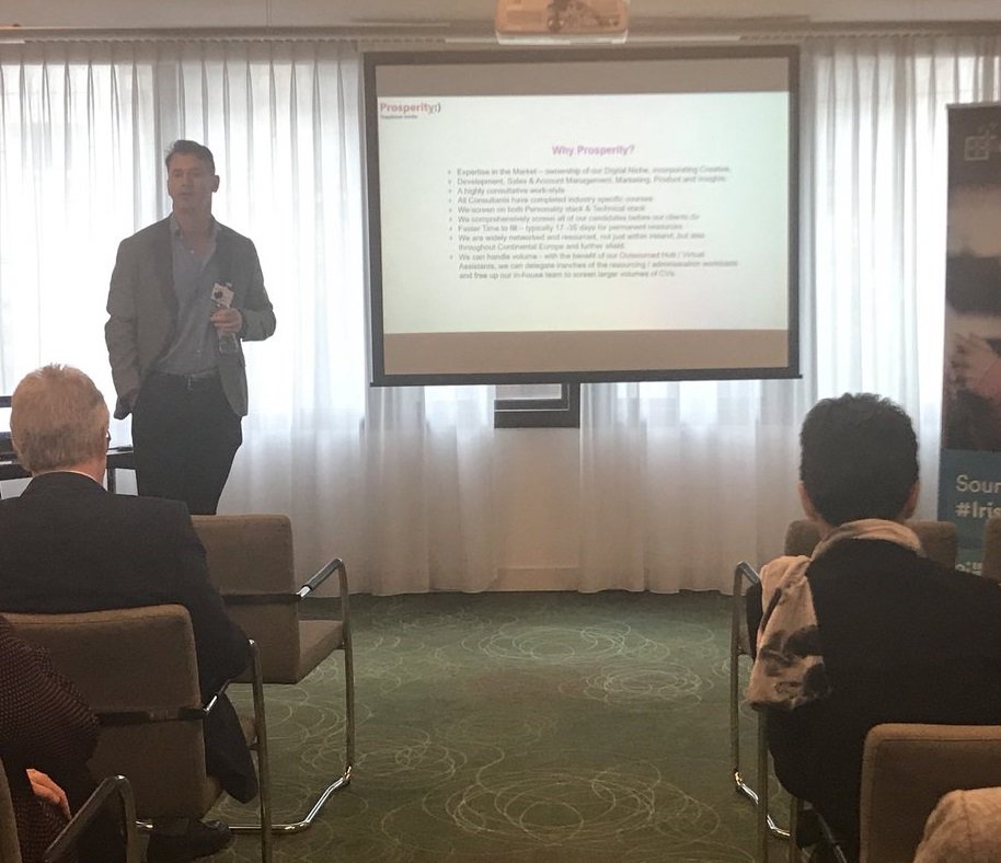 happinessworks's tweet photo. Gary Mullan explains 'Why Prosperity' at the 'Talent Management meets Technology' event in Brussels today . . . https://t.co/LDjTiRqfuc
