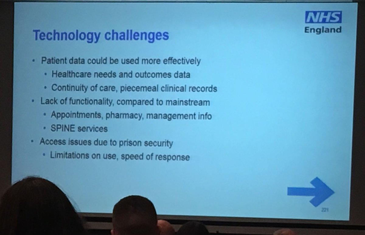 IRN_DefenceSec's tweet image. #Technologychallenges -  Dave Burton, Health &amp;amp; Justice Commissioning Team @NHSEngland #EJS17