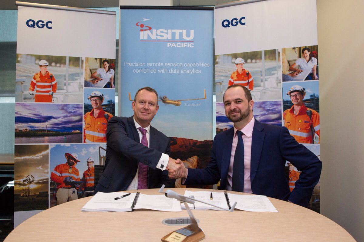 Insitu_Inc's tweet photo. We're proud to announce our partnership with QGC, a @Shell_Australia business: https://t.co/0Bu38JgJFB #UAS #InsituCommercial @totalunmanned https://t.co/Mymi6BWQxy