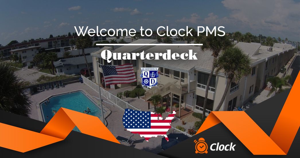 ClockSoftware's tweet image. A very warm welcome to the Quarterdeck Island Resort, Florida to the #ClockPMS family. Located directly on the beach at the Gulf of Mexico, these beautiful waterfront condominium rentals offer a truly peaceful experience. #ClockSoftware #HotelSoftware