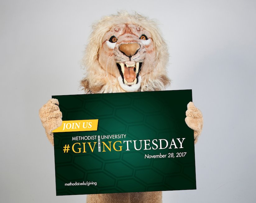 MethodistU's tweet photo. You still have plenty of time to give to MU on #GivingTuesday. Visit https://t.co/fY8dJYQI7q to donate to the University today! #MethodistUniversityOnGivingTuesday #WeLoveOurStudents #SupportMU https://t.co/JRf03ur5je