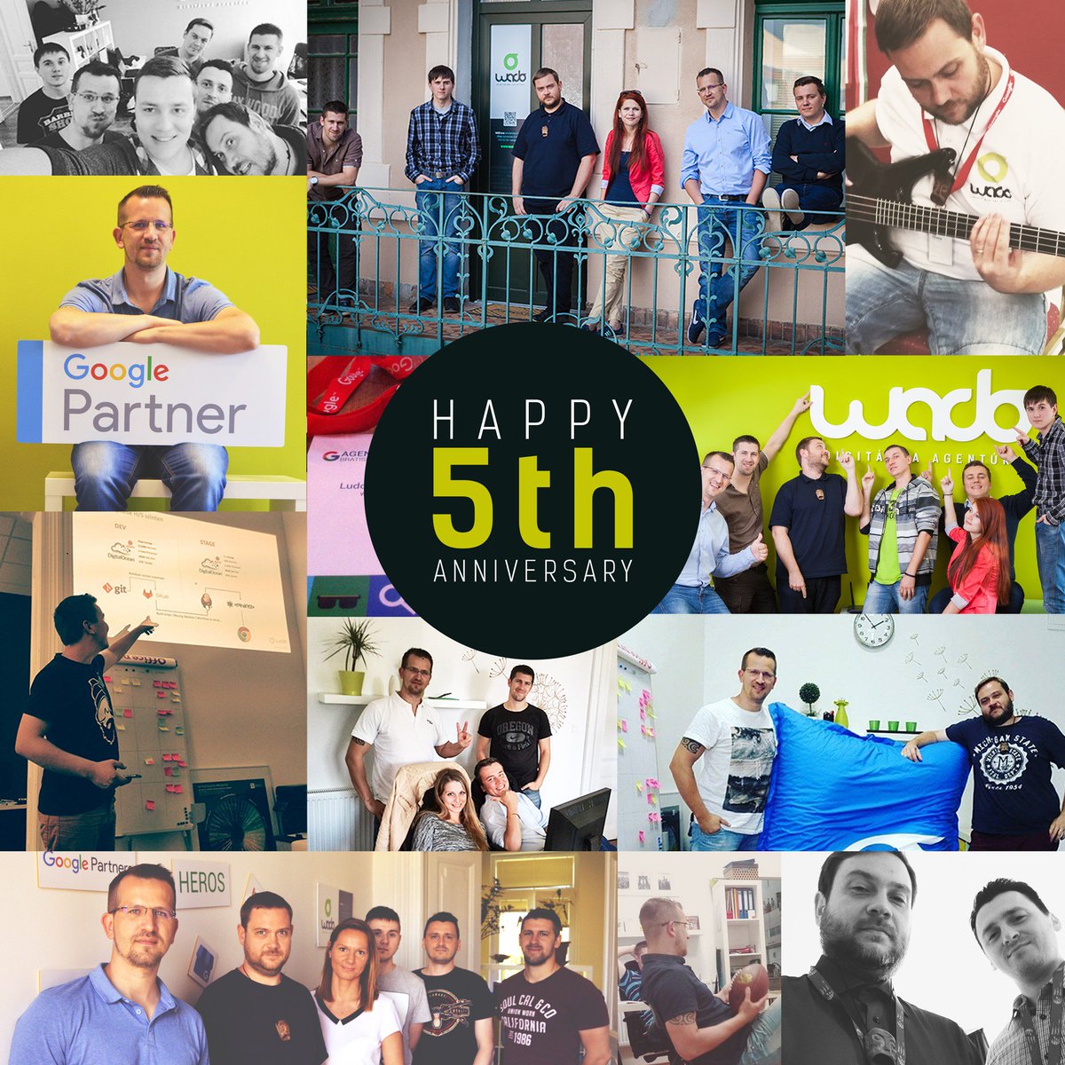 WADOstudio's tweet photo. Happy Birthday WADO  🎂🎉😜 Thank you to all my colleagues who helped achieve this beautiful milestone!!! 🙏✌️#Digitalagency #Creative #Webdesign #Graphicsdesign #webdevelopment #OnlineMarketing #googlepartner #officelife https://t.co/qrWsbALXqU