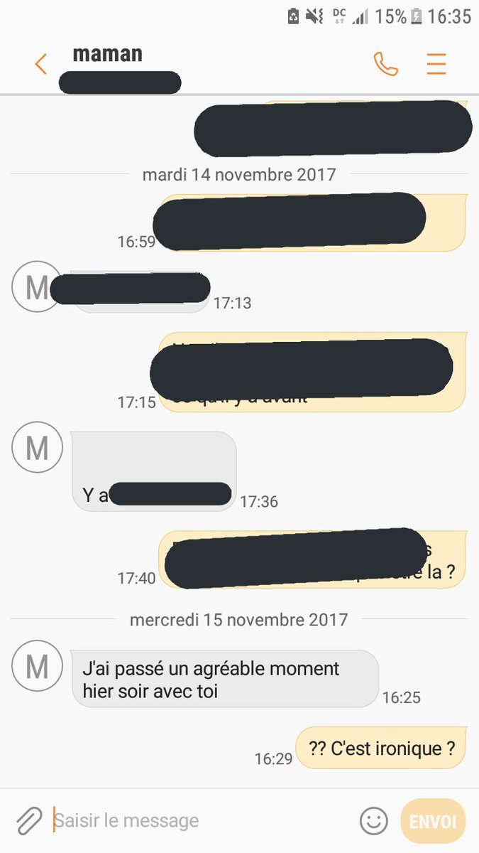 Nicolas_Jospin's tweet photo. Je crois que ma mère s'est trompé de contact...j'étais pas chez moi.... 😐 https://t.co/6TFbHH9QKV