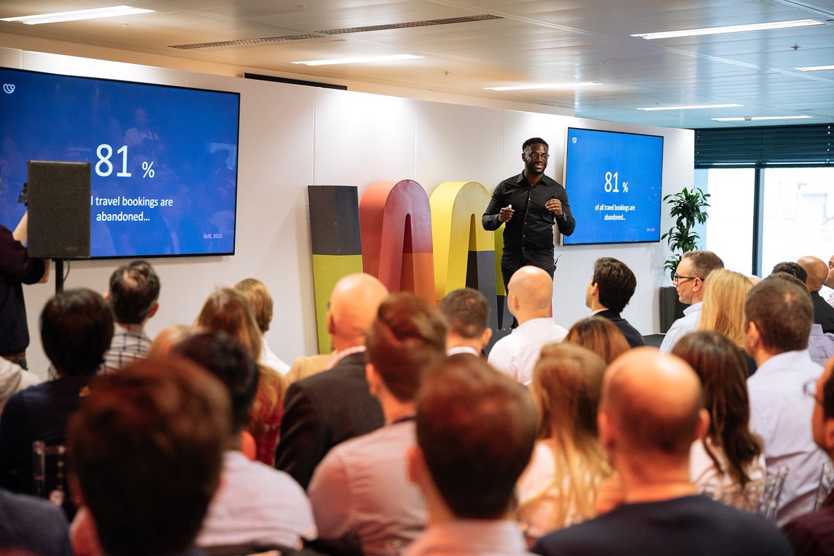 Today's first pitch at #WayraDD17 was from @Wanderpay - an app which allows customers to pay for travel in affordable monthly instalments: snip.ly/9e6oq #PhotographersOnDemand