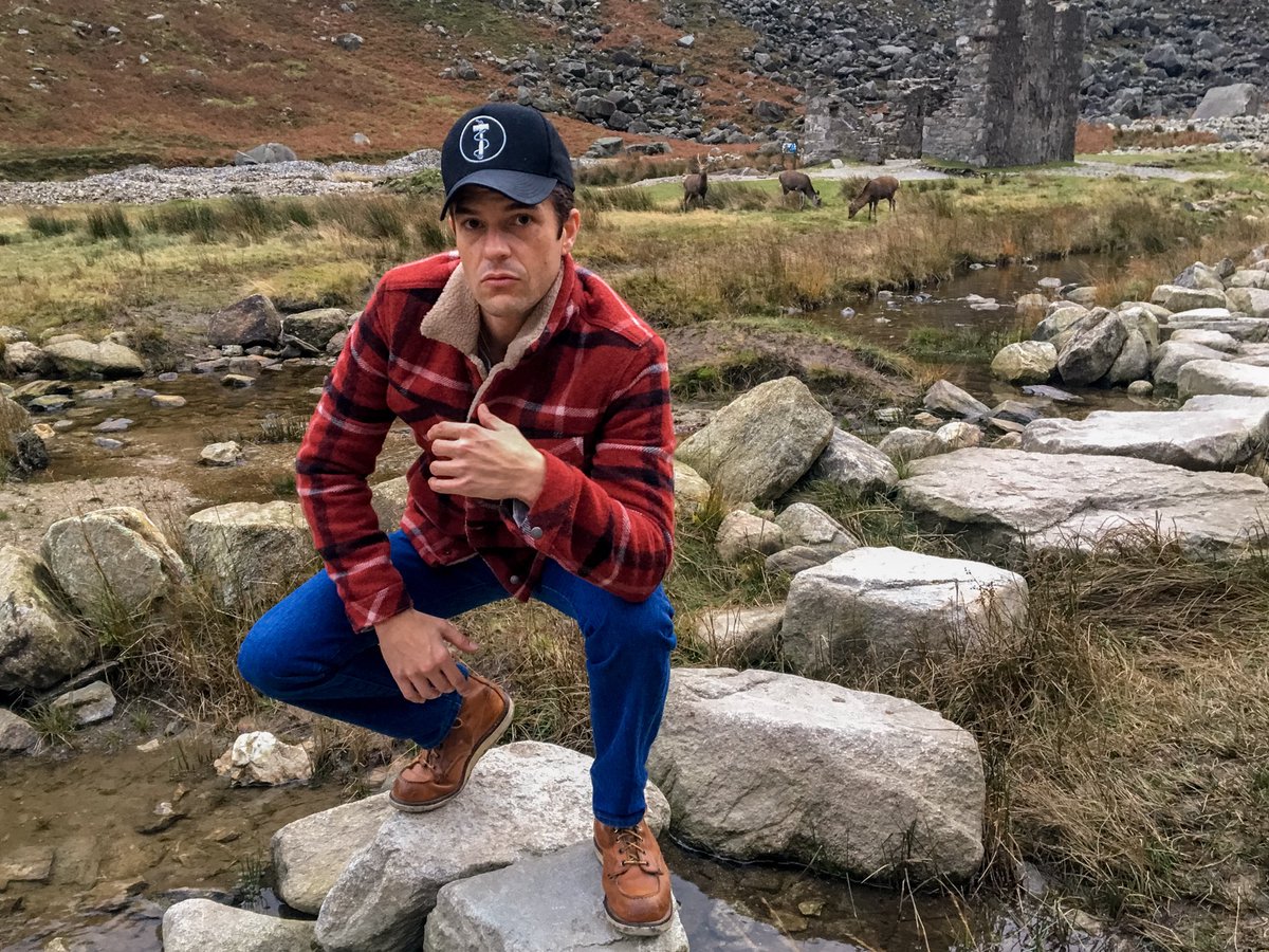thekillers's tweet photo. Stag doin' in the Boulder Fields of Glendalough. #stkevin4life https://t.co/y32CusN471