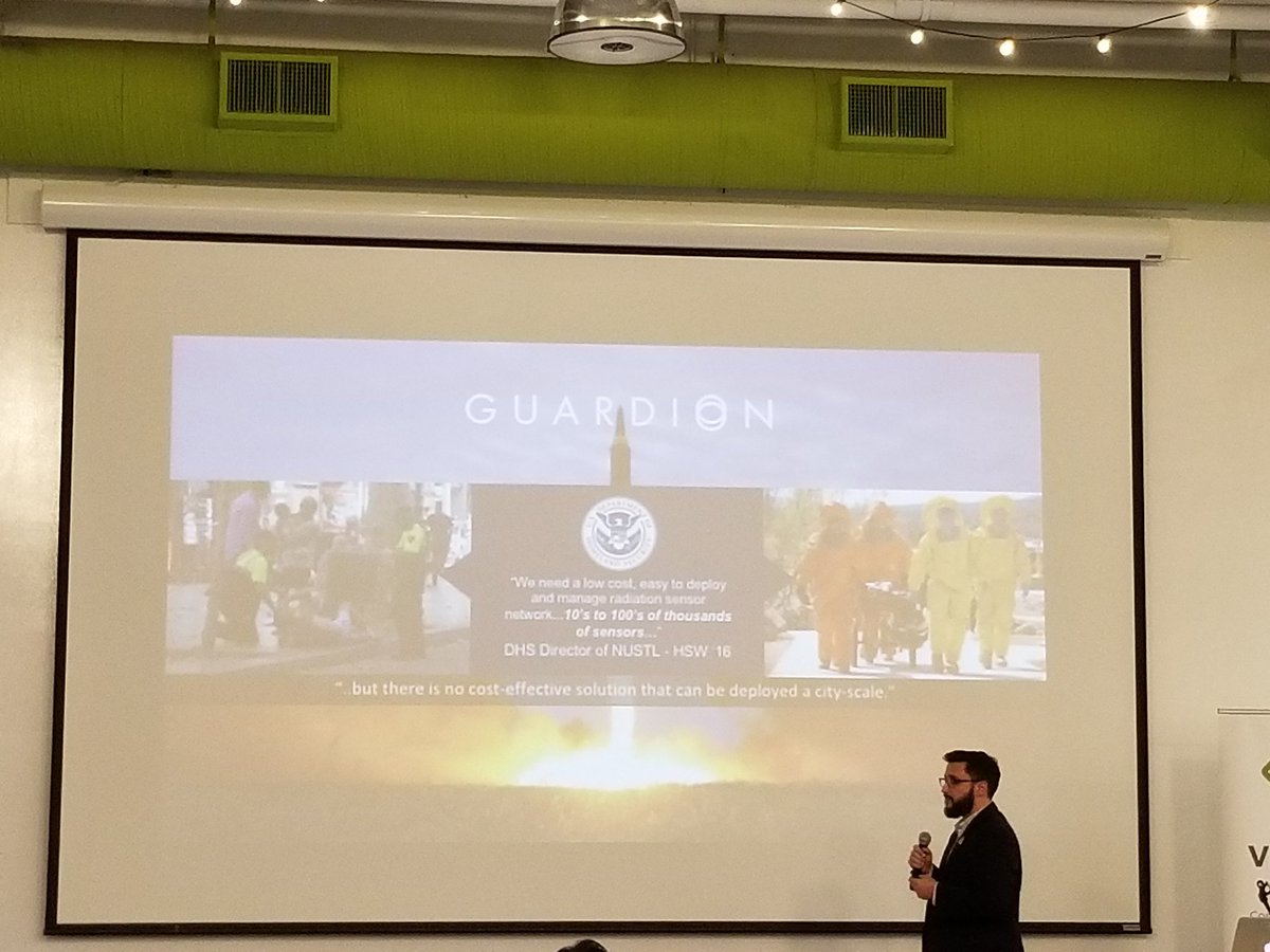 Incredible #tech from <a href="/GuardionTech/">Guardion</a> that helps make our cities and communities #safer. #techplanter <a href="/DistrictHall/">District Hall</a>