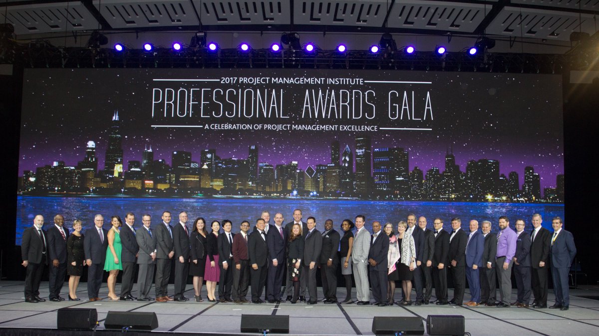 PMInstitute's tweet photo. Winning with #PM! Congratulations to all recipients of #PMIawards, shown here at the Professional Awards Gala during #PMIcon17. https://t.co/MCyqsX50Mx