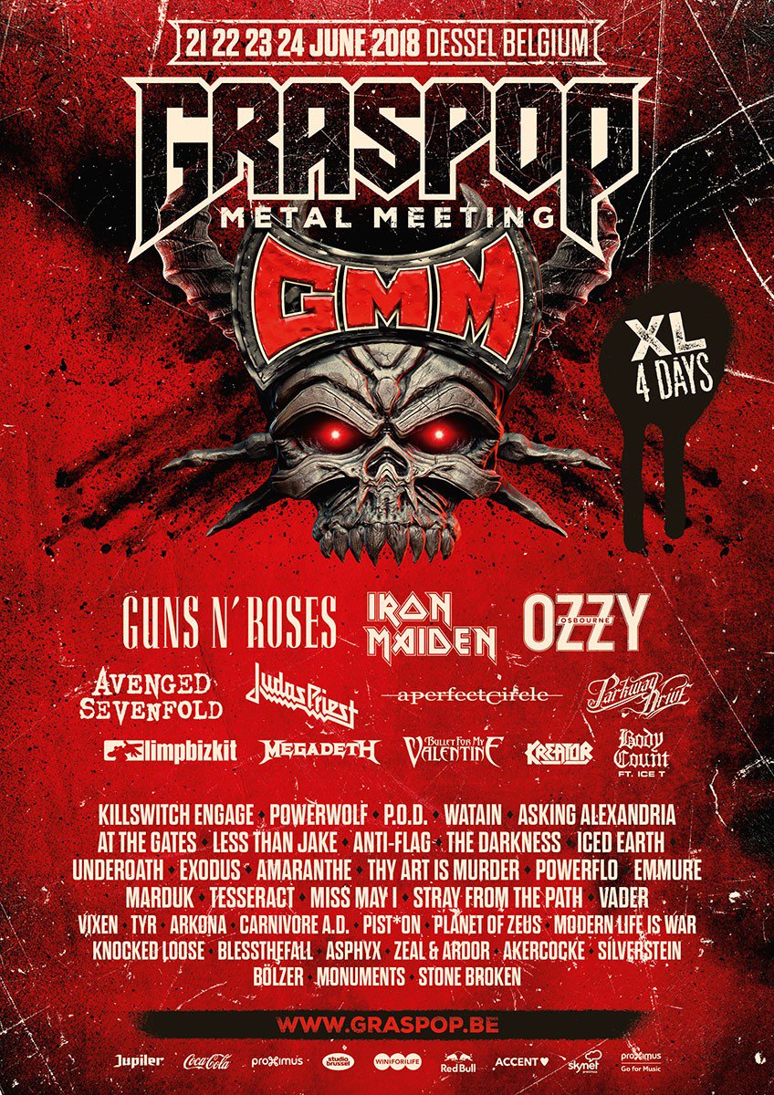 We are playing <a href="/GraspopMetal/">GraspopMetalMeeting</a> in Dessel, Belgium this June 2018! Tickets go on sale Friday at 10am! graspop.be