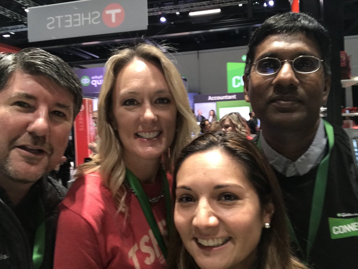Sandyh500's tweet image. TSheets and QuickBooks... a great combo! Love seeing them at #QBConnect. @tsheets @QuickBooks