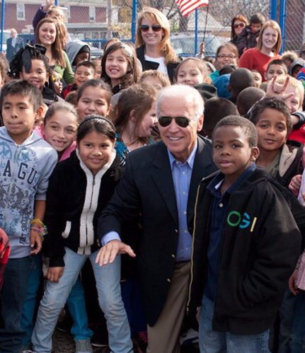 Even the Twitter header from the official account of Joe Biden leaves significant hints. #BidenGropeTapes