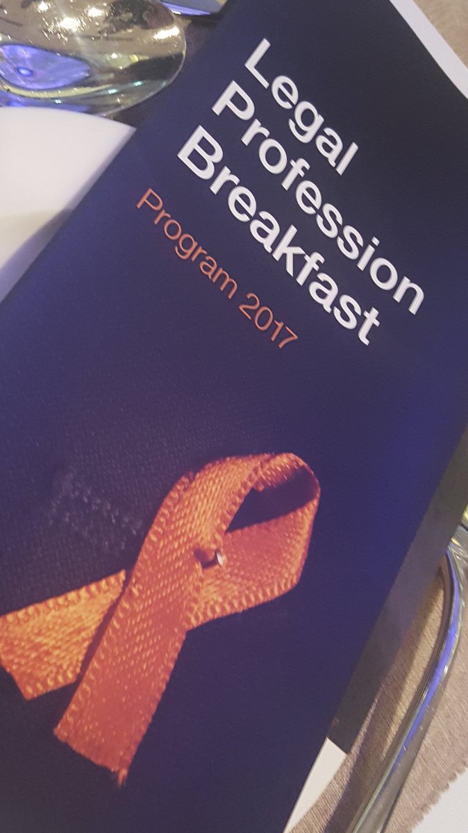 <a href="/ZontaBneBfast/">Zonta Bris Breakfast</a> supporting one of our service projects <a href="/wlsq/">Womens Legal Service Queensland</a> at their annual #WhiteRibbonDay breakfast #ZontaSaysNO