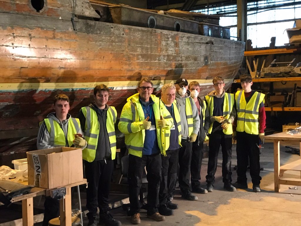 sc_building's tweet photo. It's very rewarding to see the construction maintenance ops students developing skills on this amazing project. Well done all involved! https://t.co/1MP7XxNsgL